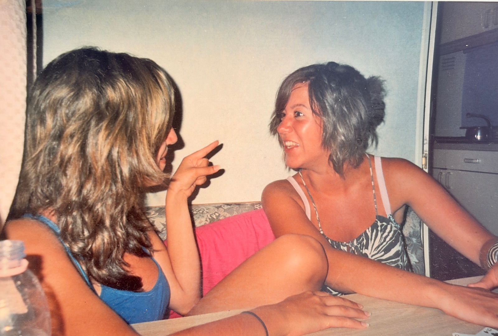 Kate and Lauren laughing together